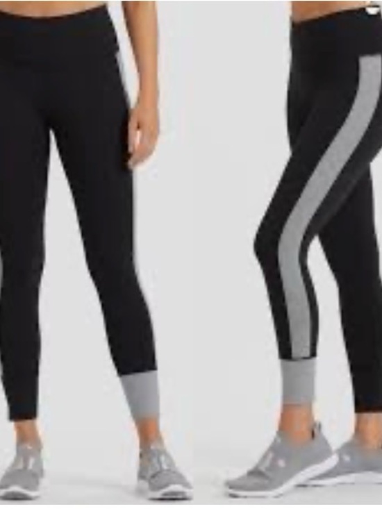 Vuori Pants - Vuori Origin Color Block Leggings Black Gray Leggings Size XXS